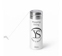 YSEN'S Eyebrow Mapping Thread, 30 m Pre-Tinted Thread, Black, White & Pink, Professional Eyebrow Mapping for Microblading, PMU & Cosmetic Tattoos, No Drying Out