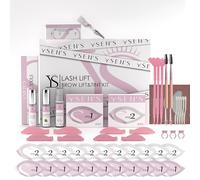 Ysen's wimpernlifting set, Brauenlaminierung und Tönungsset (Schwarz), Augenbrauen Lifting Set, Professionelles Komplettes, Hält 6-8 Wochen, Übergroße Geschenkbox, Geeignet für Salon & Heimgebrauch