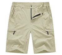 YSENTO Men’s Outdoor Cargo Hiking Shorts Quick Dry Casual Summer Lightweight Walking Sports Running Shorts(Beige,30)