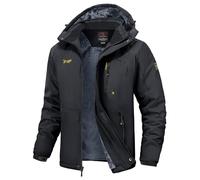 YSENTO Mens Waterproof Ski Winter Jacket Outdoor Warm Windproof Fleece Coats with Hood