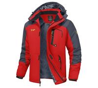 YSENTO Mens Waterproof Ski Winter Jacket Outdoor Warm Windproof Fleece Coats with Hood