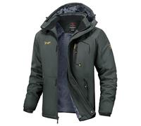 YSENTO Mens Waterproof Ski Winter Jacket Outdoor Warm Windproof Fleece Coats with Hood