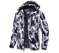 YSENTO Mens Waterproof Ski Winter Jacket Outdoor Warm Windproof Fleece Coats with Hood