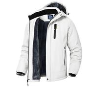 YSENTO Mens Waterproof Winter Jackets Outdoor Warm Fleece Jacket Windproof Coats with Detachable Hood