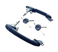 YSERFVX Automotive Exterior Handle Compatible with for Galaxy 1995-2015 Car Front Right Left Door Lock Handle with 2 Barrel Keys Replace 6N0837207C 6N0837207D