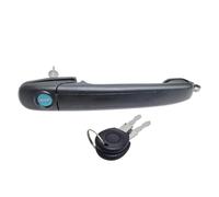 YSERFVX Automotive Exterior Handle Compatible with Vw for Polo 1999-2001 for Caddy 1996-2004 Car Front Door Handle with Keys 6N0837207C 6N0837207D