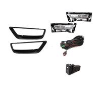 YSERFVX Fog Lamp Assemblies Compatible With Accord 2013-2014 Front Bumper Fog Light Assembly Car Accessories Signal Lights Left Right DRL Daytime Running Light
