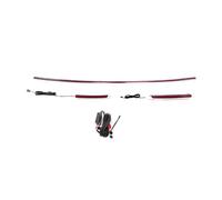 YSFDSG Taillight Assembly For A6 A6L 2019-2021 Dynamic Through Flow Tail Light LED Streamer Lamp Brake Warning Turn Signal Led Rear Taillights(Red)