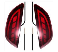 YSFDSGD Car Rear Light For Hyundai For Accent For Verna For Solaris For Brio 2008-2015 Tail Reflector Brake Fog Lamp Turn Signal Car LED Rear Bumper Light taillights