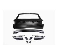 YSFGDJOSFI Rear taillights For Macan rear driving lamp warning turn signal car accessories Led tail light assembly additional brake tailgate Brake indicator light(Black)