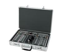 YSFHYAN High Transmittance Optical Trial Lens Set,Optometry Box Equipment,104pcs Optometry Trial Lens Set with Aluminum Case,with Measuring Glasses Testing Frame,for Getting Glasses and Vision Tests