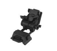 YSFHYAN NVG Mount Dovetail J Arm Rhino Mount,Tactical Metal J Arm Mount Night Vision Goggles,Adjustable Bracket,Stable Connection,for PVS 15/PVS 18 Night Vision Devices(Color:Black)