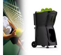 YSFHYAN Portable Pt-Smart Pro Tennis Ball Serving Launching Machine,Tennis Ball Machine Advanced Smart Programming,Three Control Modes,Capacity 100+ Balls,for Tennis Courts and Clubs(Color:Black)