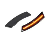 YSFIFHSKFH Direction Indicator For Mercury For Milan 2010 2011 2012 Amber White LED Front Bumper Side Marker Turn Signal Lights Parking Flare Lamps Turn Signal Light(Smoke Lens Amber)