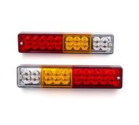 YSFIFHSKFH Rear Tail 1set 12V 24V 20 LED Tail Light Car Truck Trailer Warning Lamp Waterproof Rear Brake Light Signal Reverse Lights(24V)