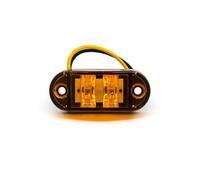 YSFIFHSKFH Rear Tail Brake Light Stop LED 12V 24V Side Marker Lamp Warning Indicator Reflector Truck Trailer Red Yellow White Clearance Light(10pcs Yellow)