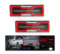 YSFIFHSKFH Rear Tail For Toyota For Land For Cruiser For FJ79 Series 1984-2011 Tail Light Turn Signal Reverse Brake Stop Lamp Taillamp(Clear Cover 1 Pair)