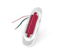 YSFIFHSKFH Rear Tail Trucks LED Side Marker Lights For Truck Trailer Lorry Caravan Bus Van Boat Waterproof Clearance Light 12V 24V(6pcs red lights)