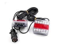 YSFIFHSKFH Rear Tail Universal Rear Towing Tail Light LED Trailer License Number Plate Reflector Brake Lamp 12V 10m EN 7Pin