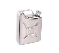 YSFSootie 5oz Stainless Steel Oil Jerry Can Liquor Hip Flask Pocket Whiskey Flask Flagon for Men Climbing Bar Party Drinker