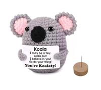 YSFVNP Koala Positive Crochet Animals, Positive Crochet Delicate Crochet, Suitable As Gifts, Teaching Rewards, Decorations, Souvenirs, Inspire Creativit