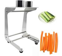 YSFW Cucumber Peeler On Stand, Vegetable & Food Cutter, 3-types Of Blades Are Replaceable, No Electricity Required, High-efficiency Uniform Cutting, for Potato, Carrot, Sushi, Squash, Egg, Fries Etc