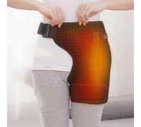 YSFW Lower Hip Heating Belt, Hamstring Back Heat Pad with Moxibustion and Massage Function, 3 Levels Of Temperature and Vibration Mode, Go Deep Into Skin, Adjustable Leg Straps, for Pulled, Pain