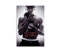 YSHCHEN 50 Cent Popular Singers Stars Series Canvas Poster Wall Art Decorative Painting Bedroom Painting Posters16x24inch(40x60cm) Unframe-style