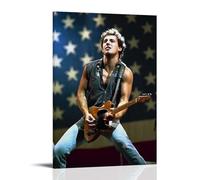 YSHCHEN Bruce Springsteen Popular Singers Stars Series Canvas Poster Wall Art Decorative Painting Bedroom Painting Posters16x24inch(40x60cm) Frame-style