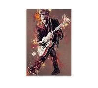 YSHCHEN Chuck Berry Popular Singers Stars Series Canvas Poster Wall Art Decorative Painting Bedroom Painting Posters08x12inch(20x30cm) Unframe-style