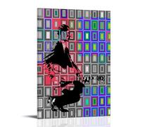 YSHCHEN Chuck Berry Popular Singers Stars Series Canvas Poster Wall Art Decorative Painting Bedroom Painting Posters16x24inch(40x60cm) Frame-style