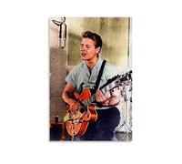 YSHCHEN Eddie Cochran Popular Singers Stars Series Canvas Poster Wall Art Decorative Painting Bedroom Painting Posters12x18inch(30x45cm) Unframe-style