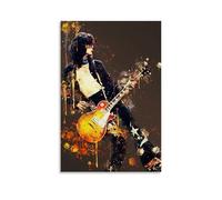 YSHCHEN Jimmy Page Popular Singers Stars Series Canvas Poster Wall Art Decorative Painting Bedroom Painting Posters12x18inch(30x45cm) Unframe-style