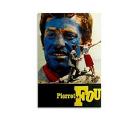 YSHCHEN Pierrot Le Fou Classic And Wonderful Movies And TV Series Canvas Poster Wall Art Decorative Painting Bedroom Painting Posters20x30inch(50x75cm) Unframe-style