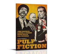 YSHCHEN Pulp Fiction Classic And Wonderful Movies And TV Series Canvas Poster Wall Art Decorative Painting Bedroom Painting Posters08x12inch(20x30cm) Frame-style