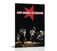YSHCHEN Rage Against The Machine Popular Singers Stars Series Canvas Poster Wall Art Decorative Painting Bedroom Painting Posters08x12inch(20x30cm) Frame-style