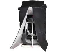 YShiuoL Exercise Machine Cover Treadmill Cover, Folding Treadmill Cover, Dustproof And Waterproof Cover, Oxford Cloth Waterproof Sunscreen Cover(Black,117X97X168cm)