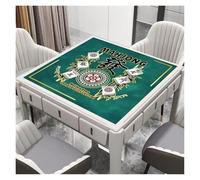 YShiuoL Mahjong Mat Anti-slip Table Mat Noise Reduction Mahjong Table Mat for Poker Domino Card Games Anti-slip Square Playmat for Mah Jongg Tile(Green 1 70cm)