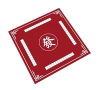 YShiuoL Mahjong Mat Tablecloth Noise Reduction Mahjong Table Mat for Poker Domino Mah Jongg Games Anti-slip Square Playmat Cover for Card(70cm D)