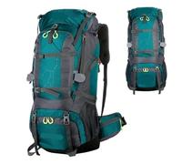 YShiuoL outdoor backpack 75L Camping Backpack Men's Travel Bag Outdoor Hiking Daypack Mountaineering Bags Large Sports Luggage Rucksack(Lake Blue)