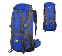 YShiuoL outdoor backpack 75L Camping Backpack Men's Travel Bag Outdoor Hiking Daypack Mountaineering Bags Large Sports Luggage Rucksack(Dark Blue)