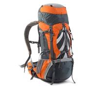 YShiuoL outdoor backpack Backpack Professional Outdoor Hiking Travel Bag Big Capacity 70L Mountaineering Camping Bag Support System(Orange-70L)