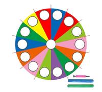 YShiuoL Play Parachute Multi Person Interaction Outdoor Toy Whack-a-mole Rainbow Umbrella Parachute Game Rainbow Umbrella Parachute Toys(6M)