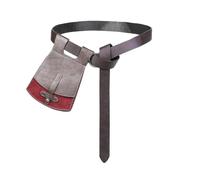 YShiuoL Renaissance Belt 2PCS Medieval Faux Leather Belt with Vintage Handmade Bag and Retro Knight Waist, Renaissance Pouch Set(Style 1)