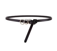 YShiuoL Renaissance Belt Leather Womens Waist Belt High-end Metal Buckle Thin Belts For Jeans Soft Adjust(Coffee)