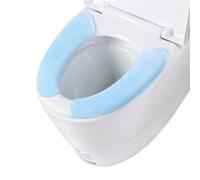YShiuoL Toilet Seat Cushion Winter Thick Flannel Toilet Seat Cover Velvet Cushion WC Stickers Toile Cover Universal Washable Bathroom Accessories Toilet Mat(Blue)