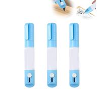 YSINOBEAR 2 in 1 Privacy Wipe Box Cutter,Thermal Paper Correction Fluid,Thermal Ink Remover,Thermal Paper Eraser Pen and Cutter,Thermals Papers Data Eraser Pen, for Documents, Labels, Packages (3pcs)