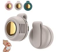 YSINOBEAR Clip On Waist & Neck Fan,Small Clip Fan,Portable Silent Mini Bladeless Whirlwind for Waist Clip,Ultra-Quiet 3-Speed Cooling Fan for Outdoorr/Travel/Office/Shirt (White)
