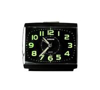 YSINOBEAR Easy-to-Read Silent Glow-in-the-Dark Alarm Clocks,Loud Alarm Clocks Bedside, Glow Clock,Square Quartz Clocks, Extra Large Number Alarm Clock, for Kids & Seniors (A)