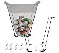Ysislybin Bin Bag Holder 2PCS, Trash Bag Holder Standing Sackholder Multi-use Outdoor Garden Leaf Bag holder Reusable Garbage Bag Holders For Gardening Party Camping Yard